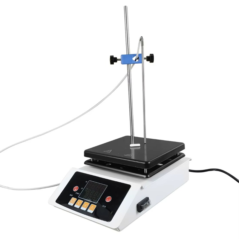 خلاط مغناطيسي مخبري مع لوح تسخ - مراجعة Lab Magnetic Stirrer Hot Plate وسعره