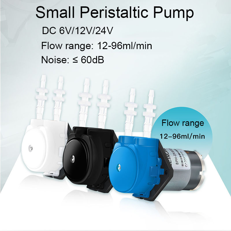 مضخة تمعجية صغيرة تيار مستمر 6 - مراجعة Mini Peristaltic Pump 12V وسعره